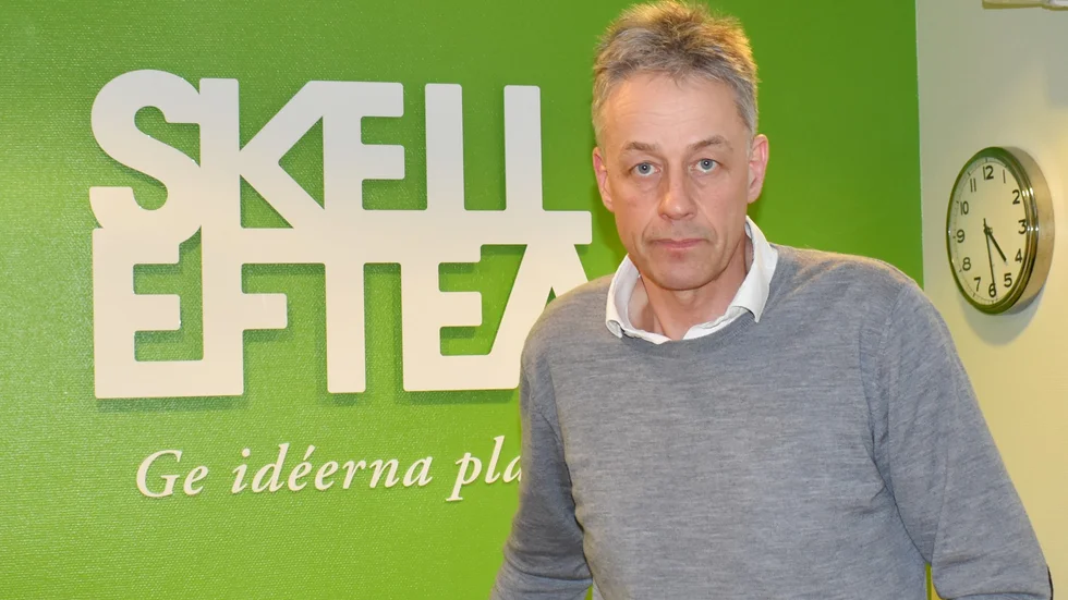 Lars Hedqvist, planeringschef, Skellefteå kommun är positiv till att samarbete med två kreativa grupper.