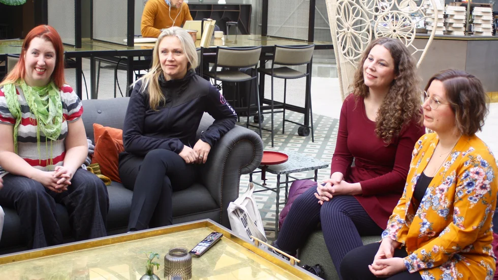 Emma Ershag, Carola Marklund, Emma Cedergren och Pia Burman.