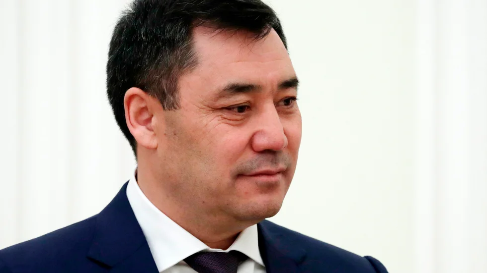 Kirgizistans president Sadyr Japarov. Arkivbild.