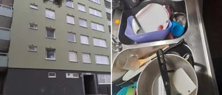 Torrlagt bostadshus förbryllar och förargar: "Jättetufft inför helgen"