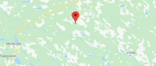 Brandflyget upptäckte rökpelare i Arvidsjaur 