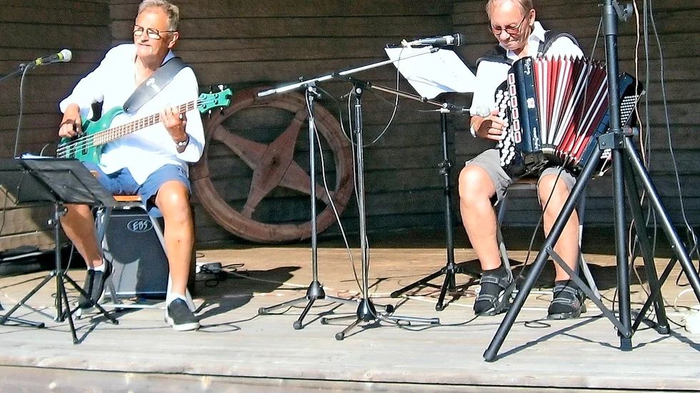 Tommy Ohlsson och Melker Eriksson svarade för underhållningen.
