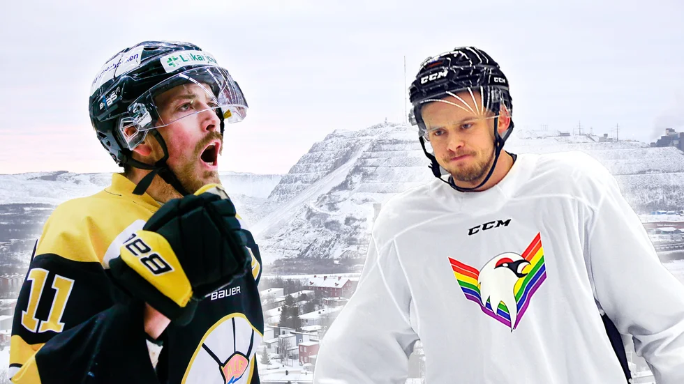Viktor Mikko och Jesper Landström är chef och anställd i gruvan. Nu möts de i ett glödhett derby.