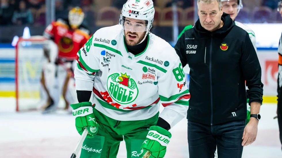 Éric Gélinas lämnar Rögle för spel i Djurgården. Arkivbild.