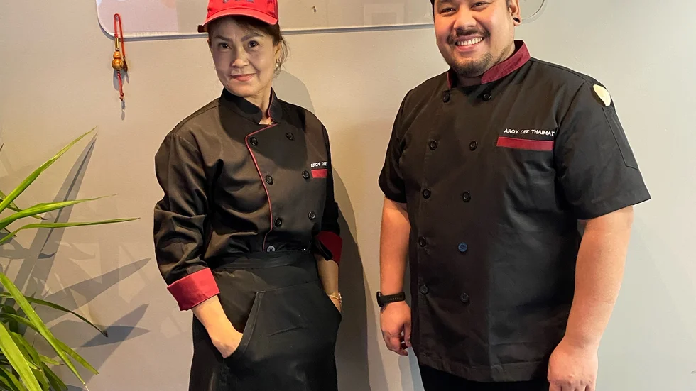 Suthi Piphatpanitchakul och Cees Kemson har öppnat thairestaurang i Oxelösund.