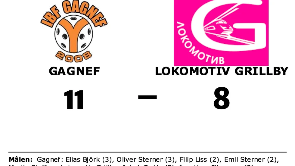 IBF Gagnef vann mot Lokomotiv Grillby IBK