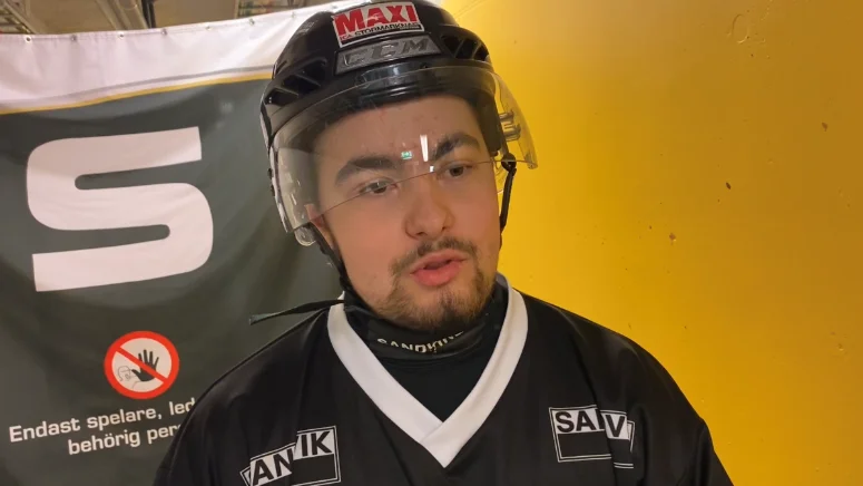 Albin Bjerkegren har haft det tufft efter sin sjukdom han fick i höstas. Men han spelar för Saik mot moderklubben IFK Motala på söndagen.