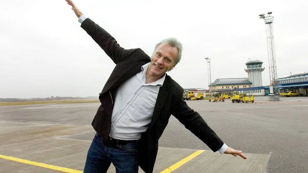 Flygentusiasten. Reidar Svedahl är på banan igen! Nu satsar han på flyg mellan Norrköping och Linköping.