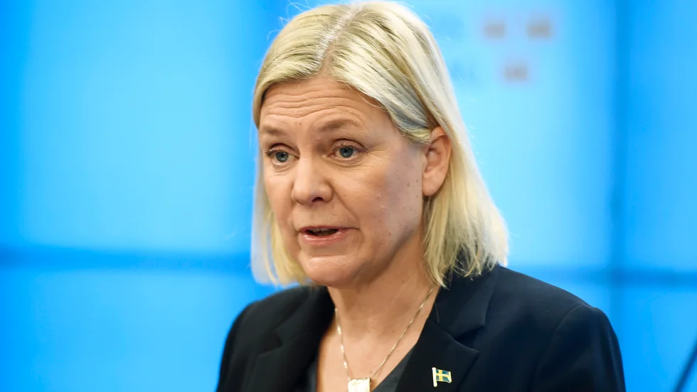 Magdalena Andersson talade inte på Folk och Försvar men var ändå i centrum av händelserna. 