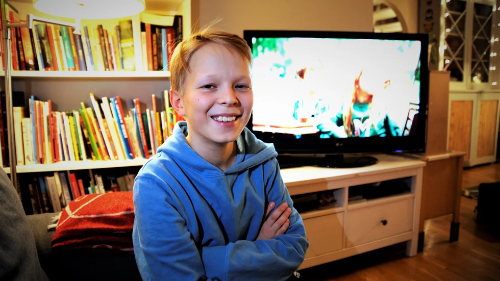 Elis Nyström, 12, är tillbaka i Lassemajas detektivbyrå som har premiär på Cmore i helgen.