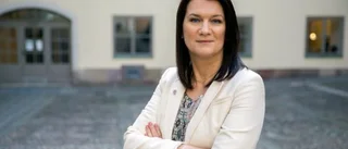 Hon talar vid invigningen av Västerbotten på Grand