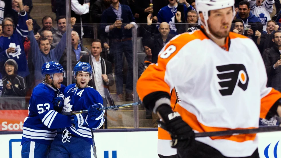T v: Michael Kostka. Foto: AP Photo/The Canadian Press/Chris Young