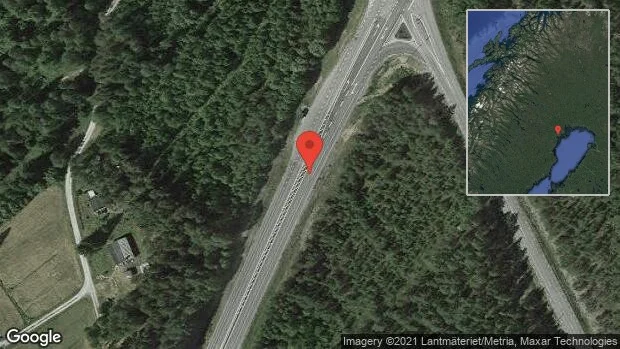 Stopp på E4 på grund av olycka med en lastbil och en personbil