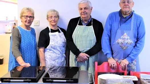 Sista torsdagslunchen för i år hos PRO-Överkalix har nu varit. Matansvariga var Astrid Wikström, Monika Stoltz, Håkan Nilsson och Lennart Stylbäck.

