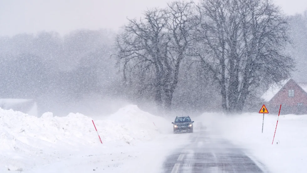 Det kan komma upp till 15 centimeter snö på södra Gotland från onsdag till torsdag.