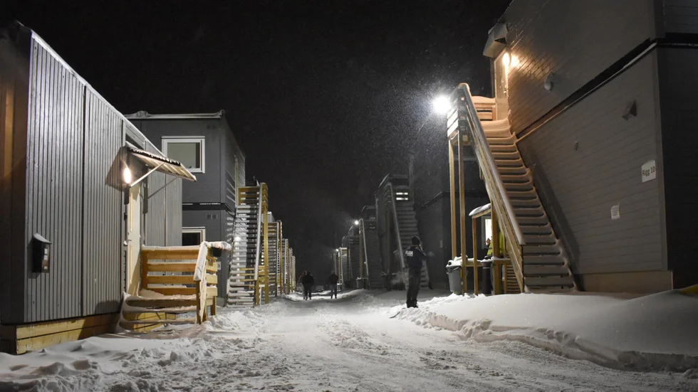 Så här ser befintliga bostadsbaracker ut, och de nya ska ha samma upplägg.  