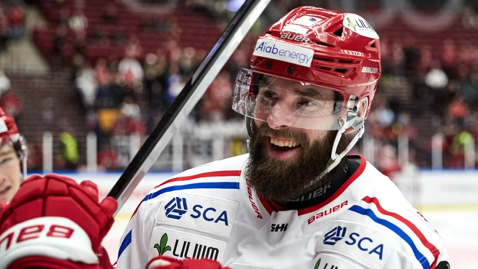 Timrås Per Svensson gjorde mål i förlängning. Arkivbild.