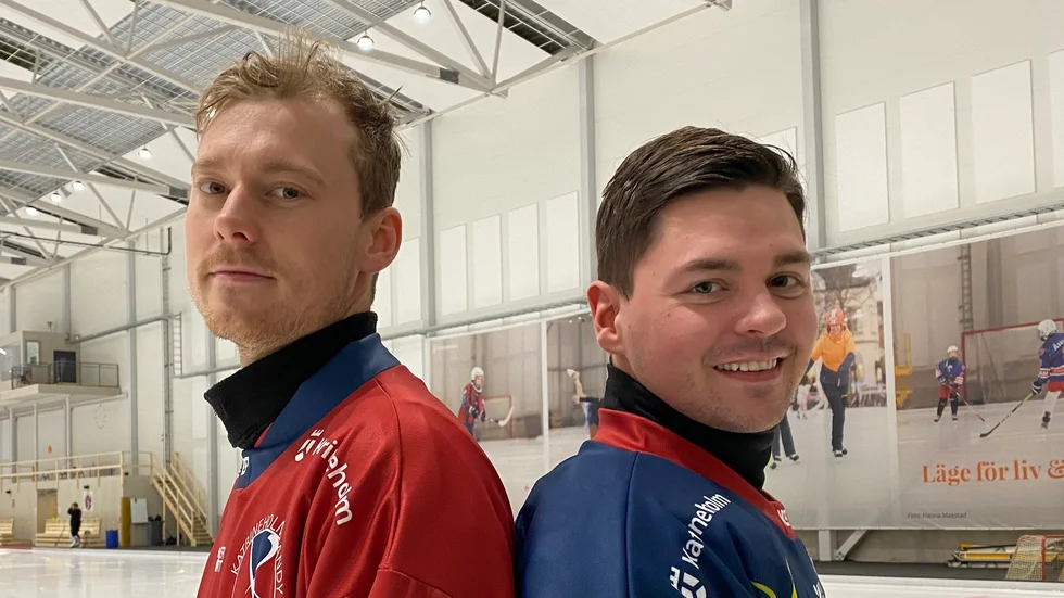 Ytterhalven Victor Nilsson och målvakten Philip Zander är båda tillbaka i KVBS. "Det känns tryggt, två spelare med varsin bra skalle ger mig en dimension till när laget ska tas ut", säger KVBS-tränaren.