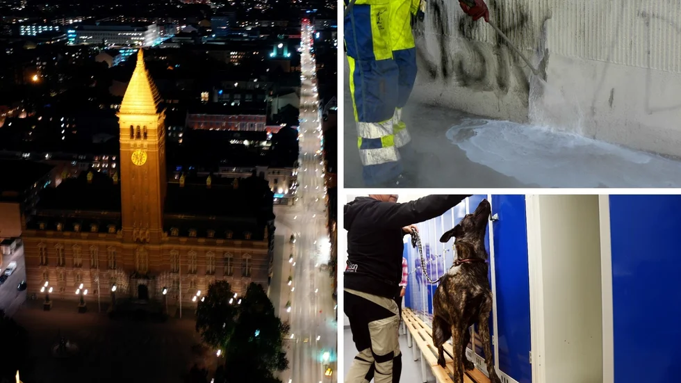 Mångmiljonsatsningen på ökad trygghet, bland annat klottersanering och narkotikahundar på skolorna, ska nu utvärderas i Rådhuset.