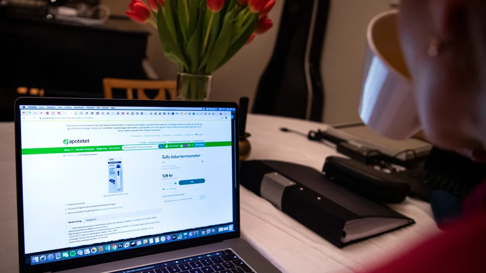 Alltfler handlar apoteksprodukter via nätet.