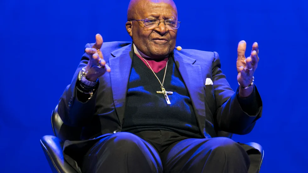 Desmond Tutu år 2014. Arkivbild.