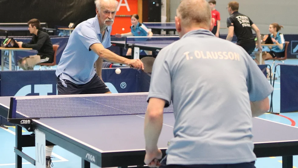 Hemmaspelaren Lars Andersson tog sig till final under förmiddagspasset, men förlorade mot klubbkompisen Talis Olausson på eftermiddagen.