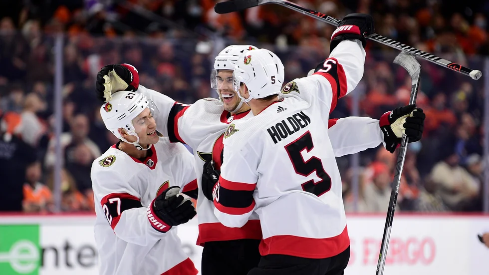 Ottawas match mot Pittsburgh på nyårsafton skjuts upp på grund av nya publikrestriktioner. Arkivbild.