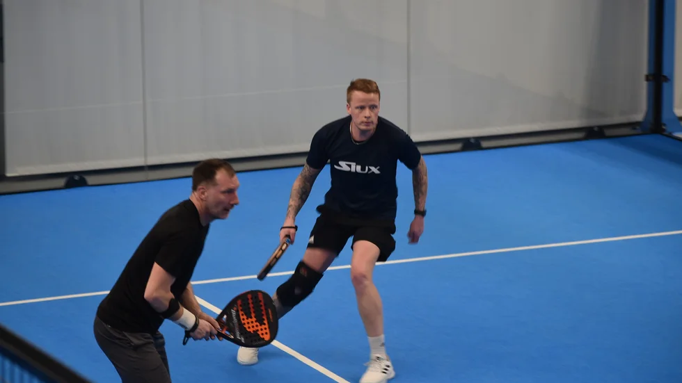 Robert Danielsson och Peter Tengvall vann B-klassen efter bra spel rakt över. 