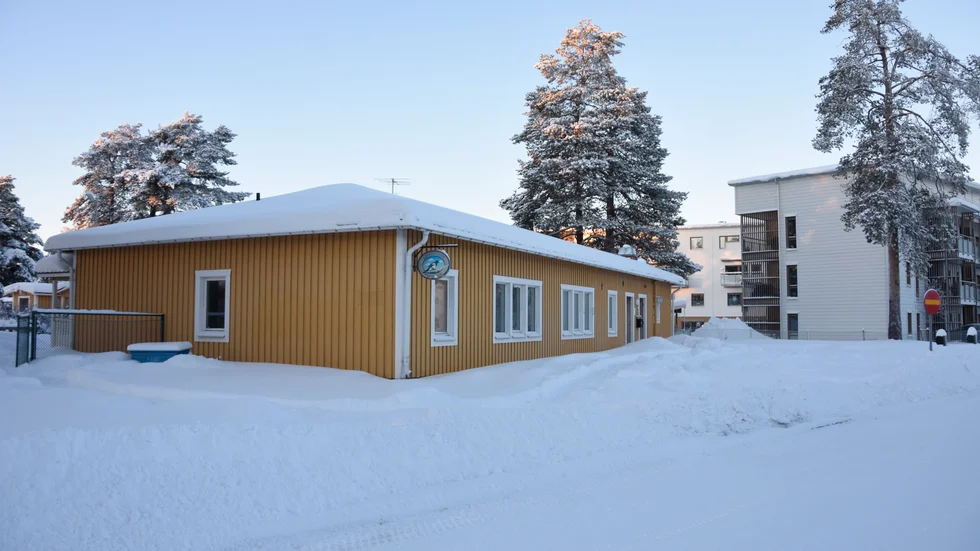 Här ska Luleås första privata gruppboende byggas. Lokalen var tidigare föskola.