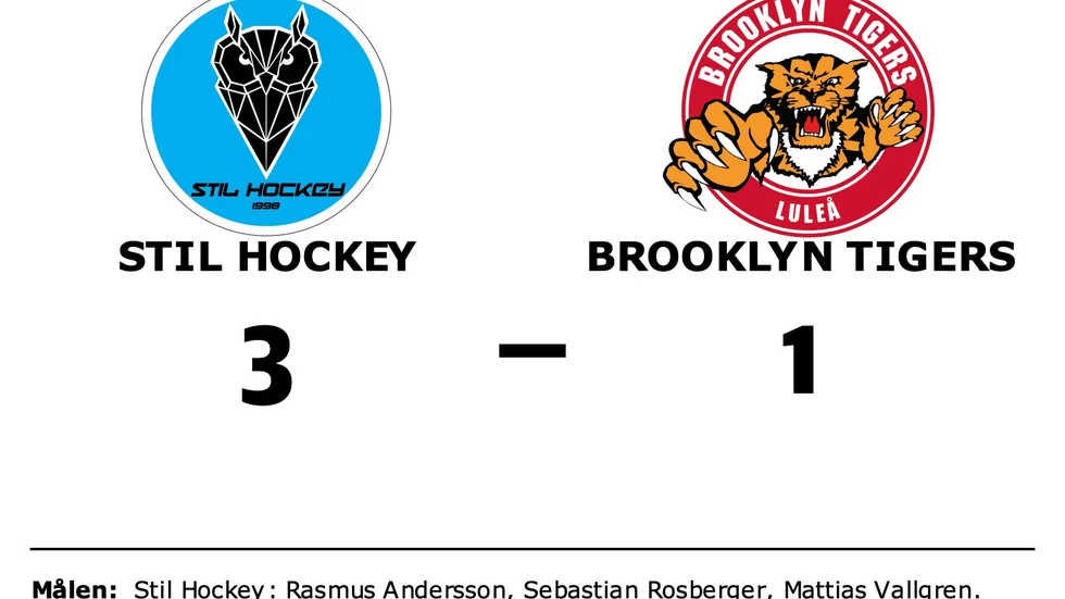 Stil Hockey vann mot Brooklyn Tigers HF