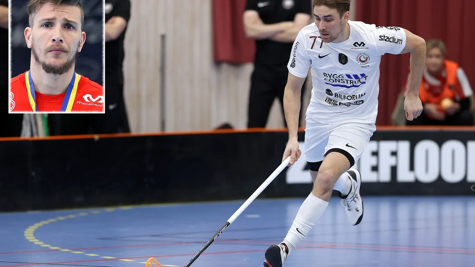 Tobias Gustafsson blev matchvinnare när Storvreta slog Jönköping. På den lilla bilden den tillfällige coachen Mattias Samuelsson. (Arkivbilder)