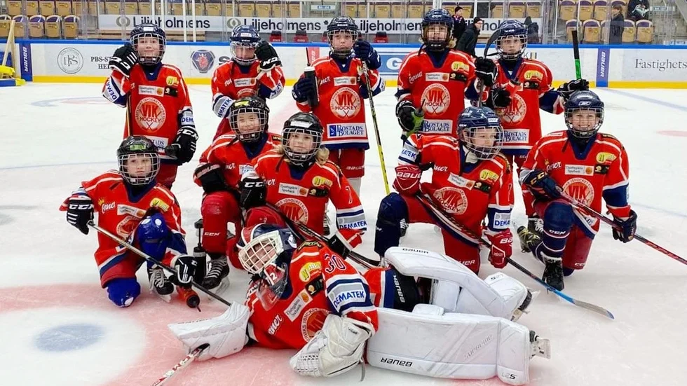 Västerviks IK:s D1 Team 2012 som spelade poolspel i Oskarshamn den gångna helgen.