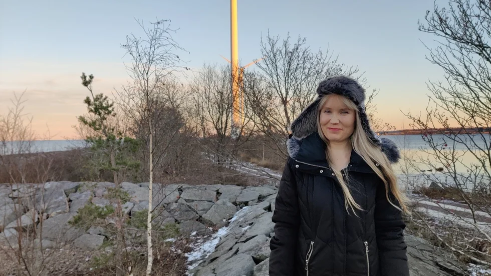 Milka Hakkarainen berättar om hur Skutskär inspirerat henne till att skriva.