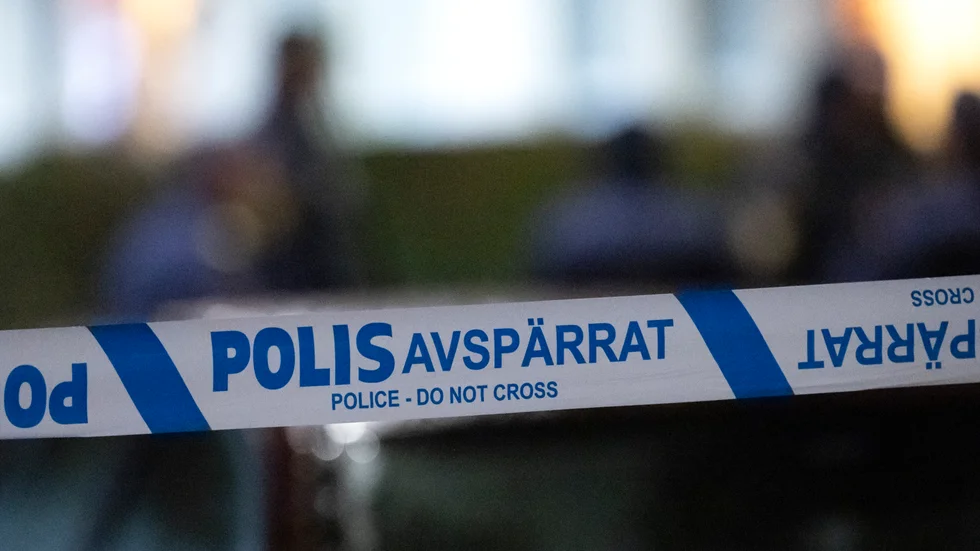 Något har detonerat på en innergård på en gata i centrala Hässleholm. Arkivbild
