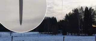 Se bilder på det fallande föremålet i skyn ovanför Lund, Skellefteå: ”Men oj, vad kan detta vara?” 