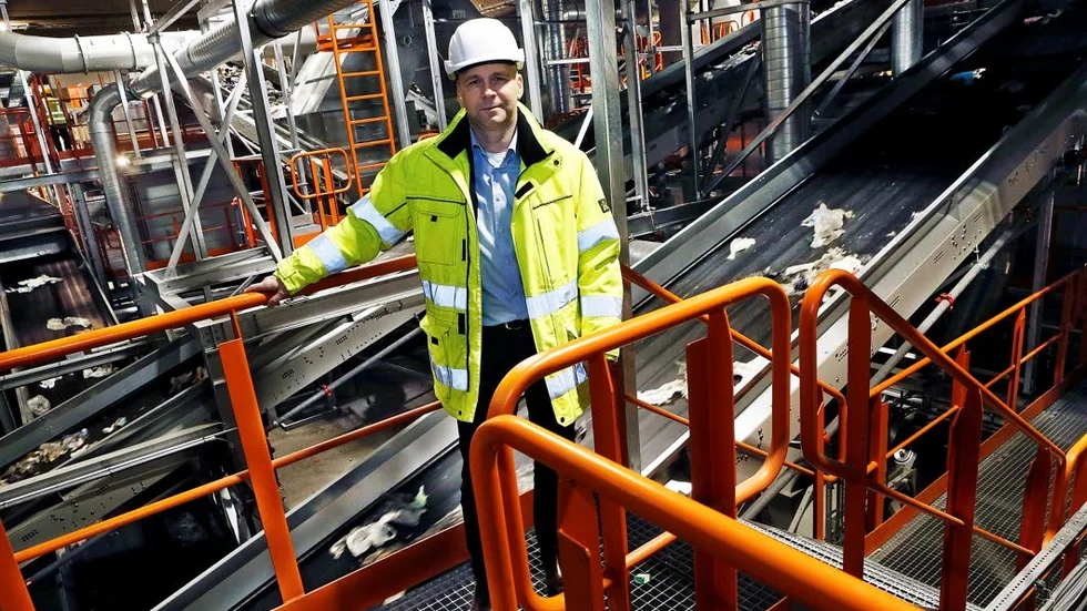 Arkivbild. Mattias Philipsson, vd Svensk Plaståtervinning. "Det är självklart hedrande och vi är väldigt stolta", säger han.