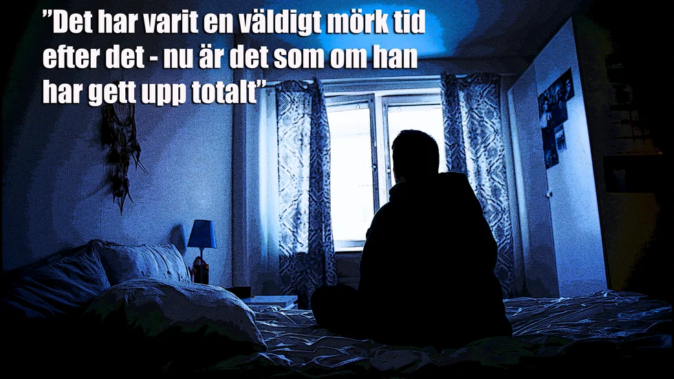 Johans liv har varit kantat av dåligt mående. "Jag vet att jag kan fungera, men jag behöver hjälp", säger han. 