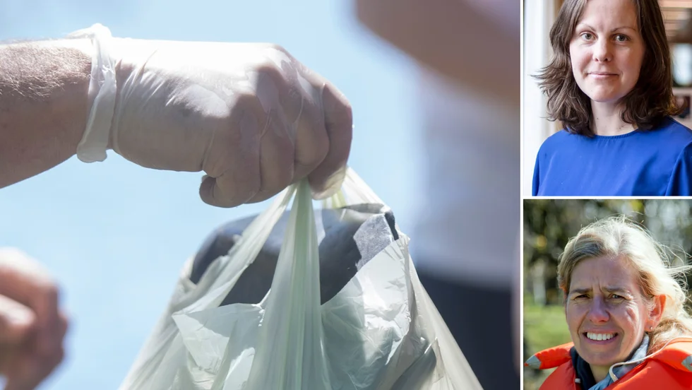 "Det är ett väldigt konkret miljöproblem som folk har lätt att ta till sig", säger Josefin Smeds om arbetet med minskad nedskräpning som har lett till att kommunen nu har chans att bli årets Håll Sverige rent-kommun 2021.