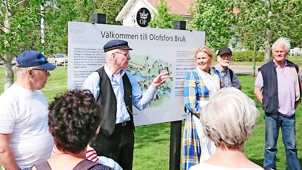 Anders Karlssom och Anette Öberg berättar om bruket.