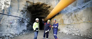 Arbetet med djupförvaret har kommit 212 meter