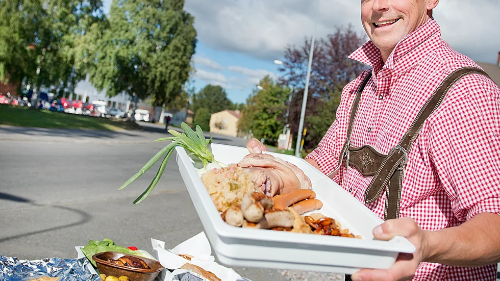 Sober October-fest. Michael Brinkmann, Den tyske kocken, ger tips på vad du kan servera på din egen oktoberfest. Givetvis blir ölfesten nykter i år. Foto: Lars Eriksson.
