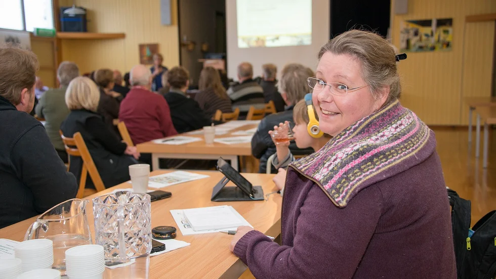 Samarbete. Pernilla Granberg, Pjesker, hoppas att landsbygdskonferensen ska leda till ett bra samarbete mellan byar och kommunen. ”För att få hela kommunen att leva”, säger hon. Foto: Foto: GÖRAN WESTERLUND.