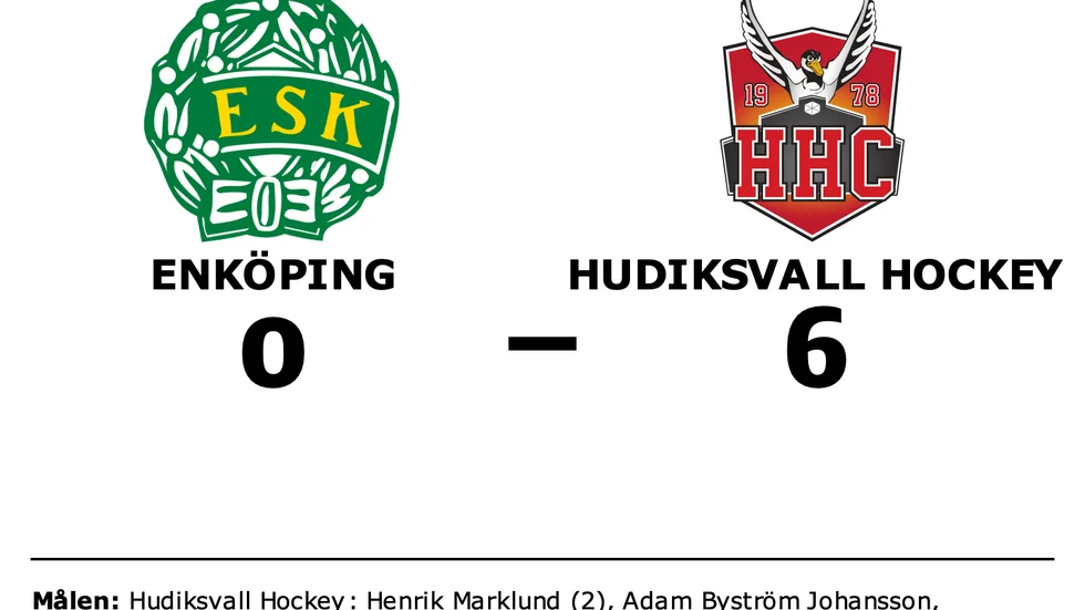 Enköping förlorade mot Hudiksvall Hockey