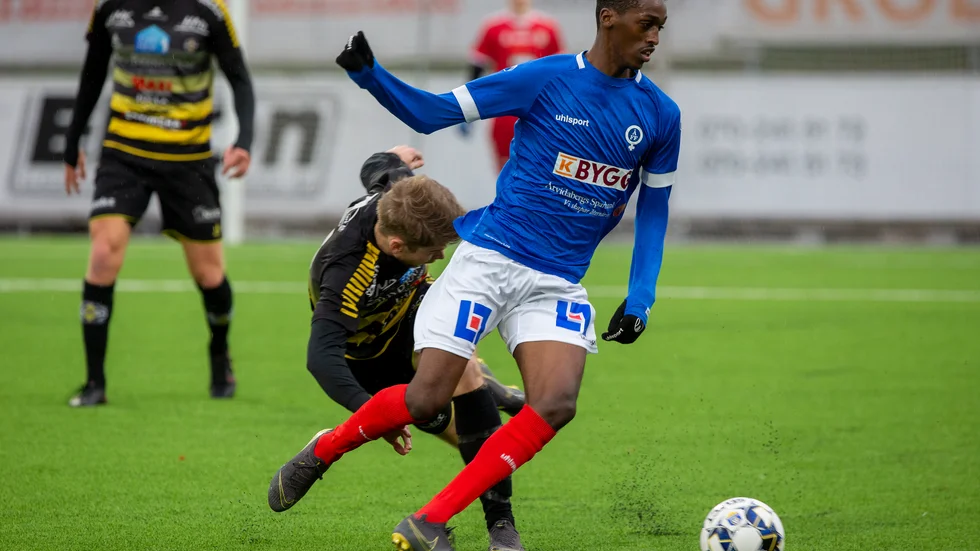 Mohammed Yousef stannar i Åtvidabergs FF.