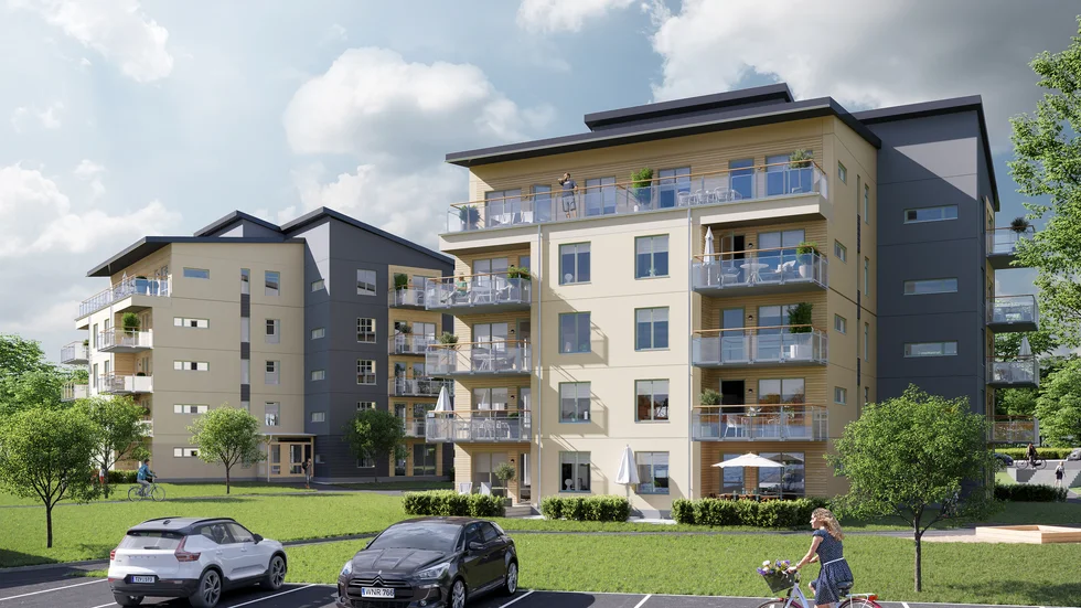 Redan efter två dagar är drygt hälften av lägenheterna i husen som planeras på Tändsticksbryggan uppbokade.