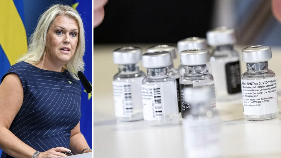 Alla svenskar över 18 år ska vara vaccinerade till sommaren, enligt socialminister Lena Hallengren. 
