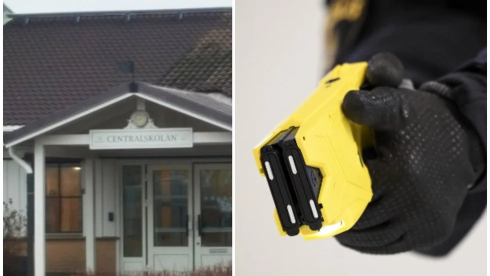 Enligt Centralskolans rektor, hade elevens föräldrar ingen aning om att barnet haft tillgång till en taser. 