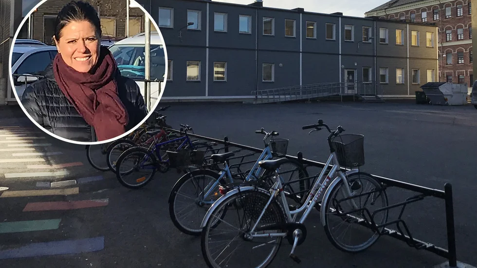 På Fristadsskolan i centrala Eskilstuna går cirka 460 elever. Lisa Edholm är rektor på skolan.