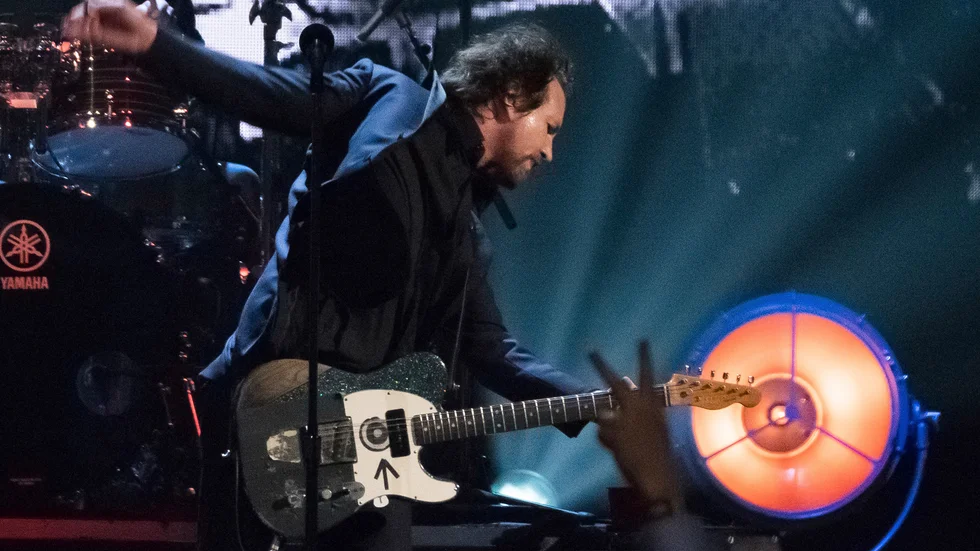 Pearl Jam kommer till Lollapalooza nästa år. Arkivbild.