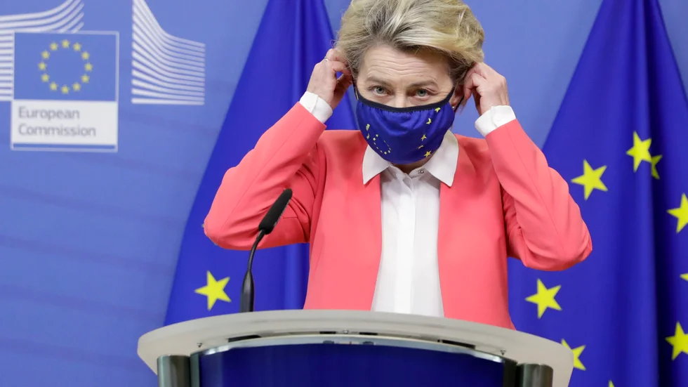 EU-kommissionens ordförande Ursula von der Leyen.